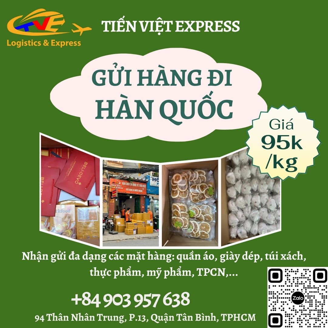 Gửi hàng đi Hàn Quốc - Tiến Việt Express